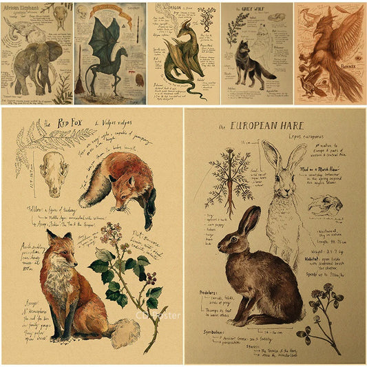 Vintage Animal Posters