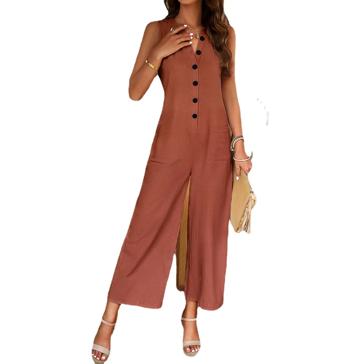 Urban Sleek Cargo Jumpsuit